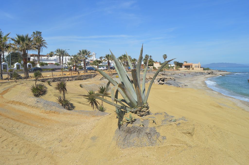 Playas de Mojácar (Durante las obras)