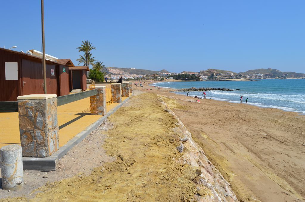 Playa de Mar Serena-San Juan de los Terreros (Después de las obras)