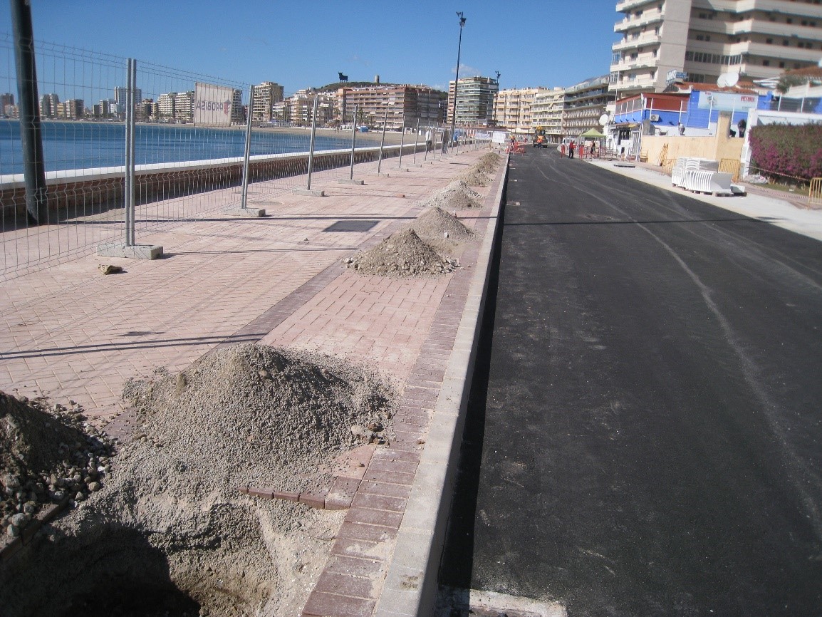 Durante las obras