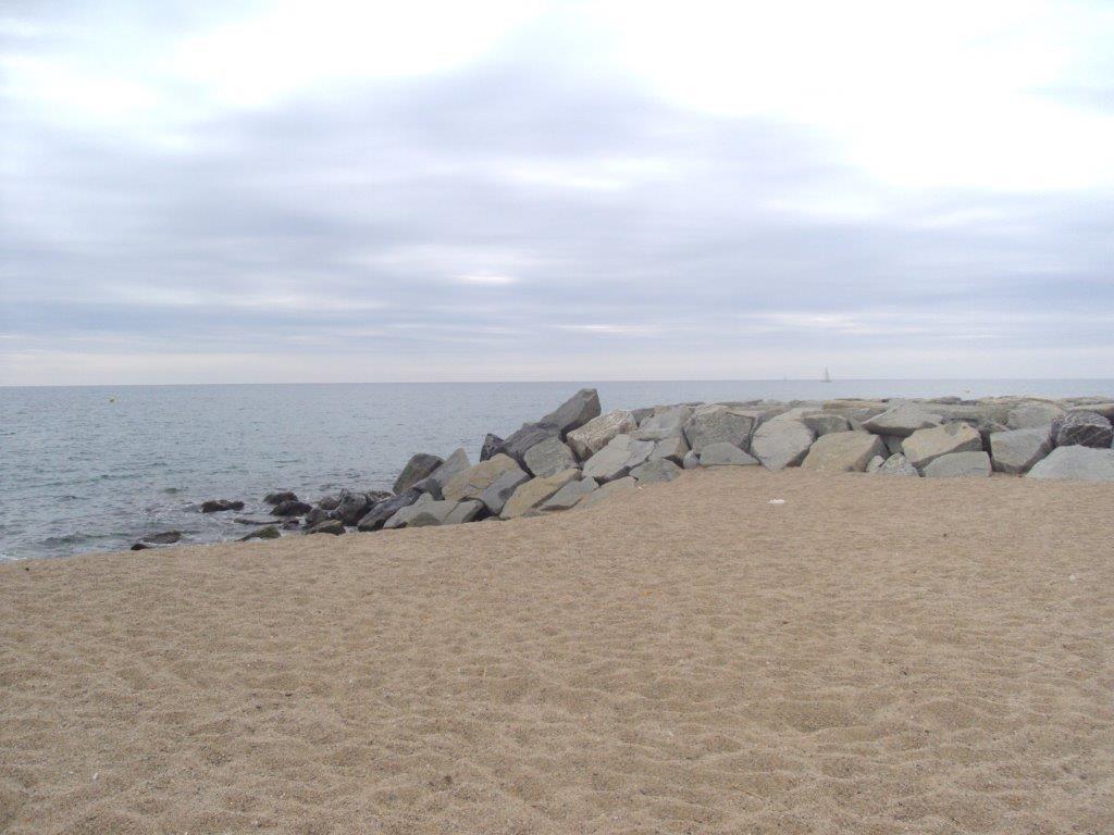 Reparación del espigón de Can Villar en Sant Pol de Mar (antes de las obras)