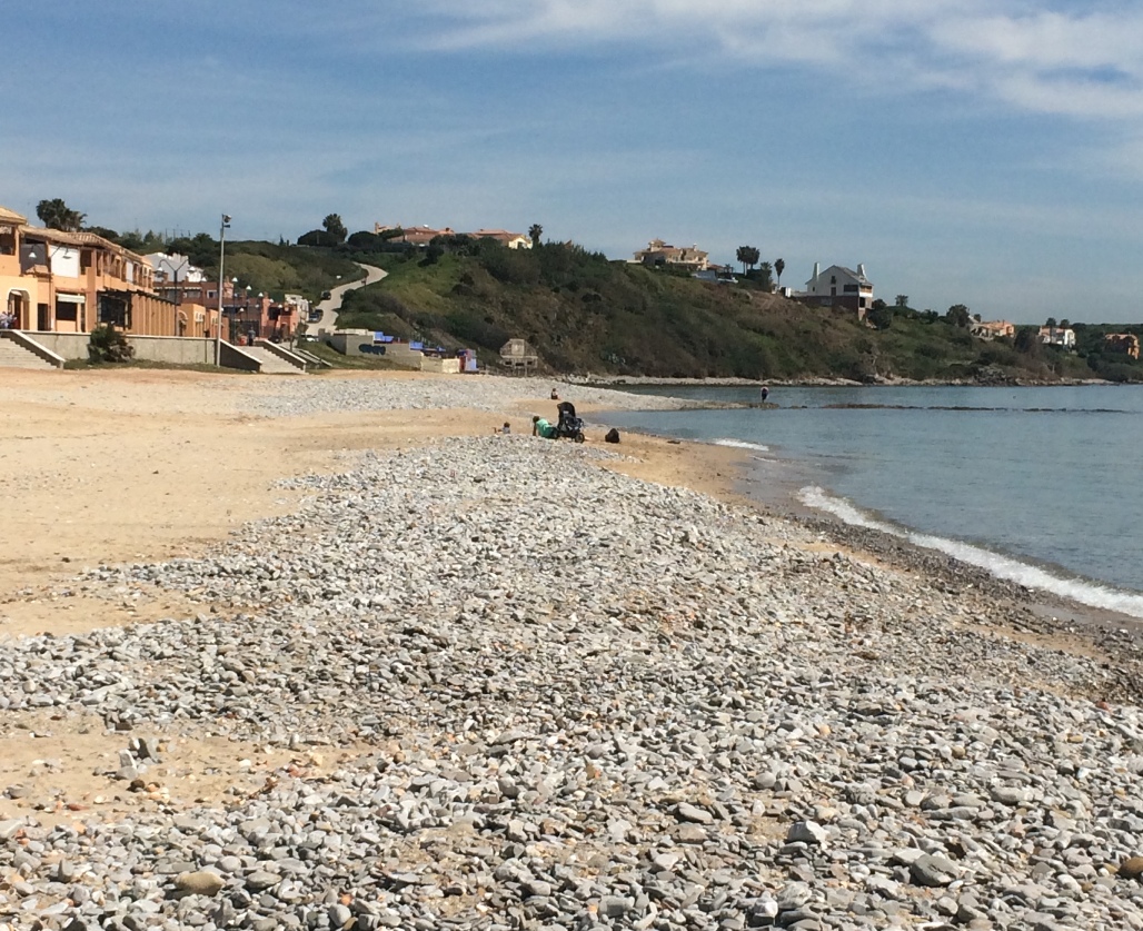 Playa de Getares. Antes