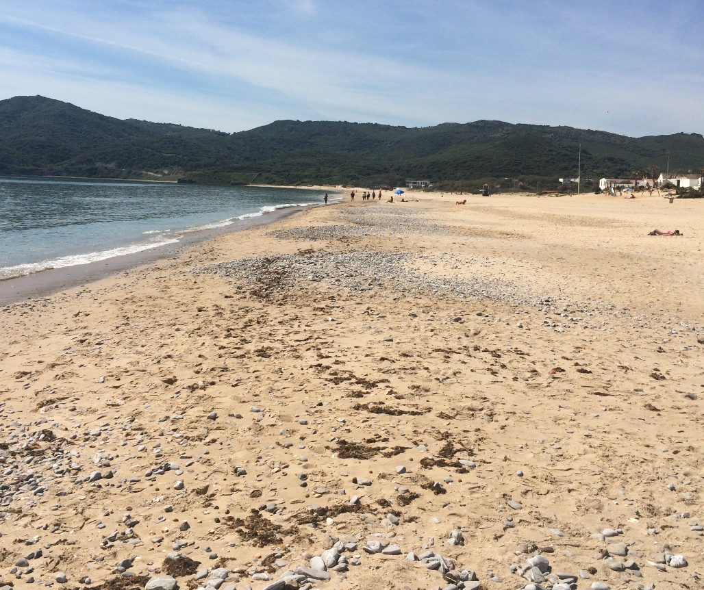 Playa de Getares. Antes