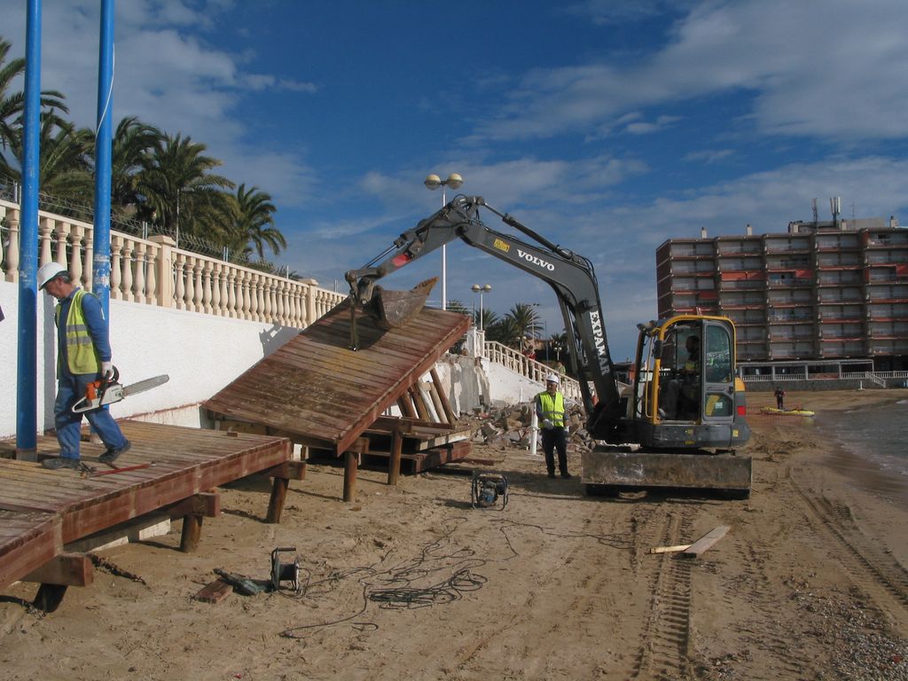 Durante las obras