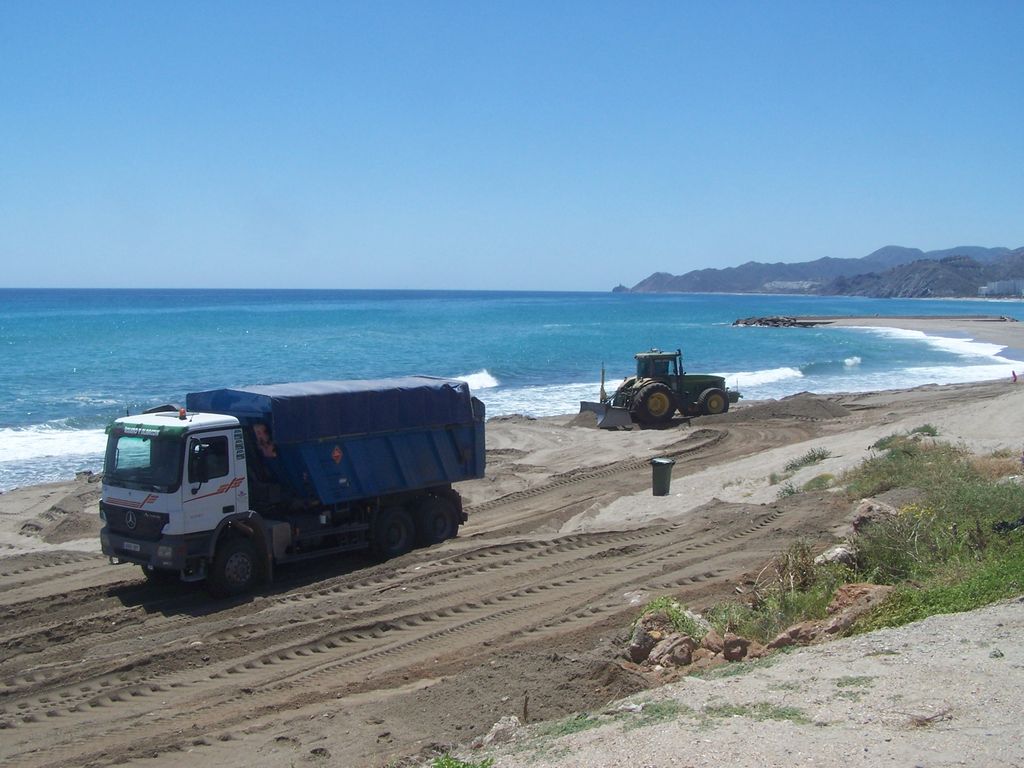 Mojacar (Durante las obras)