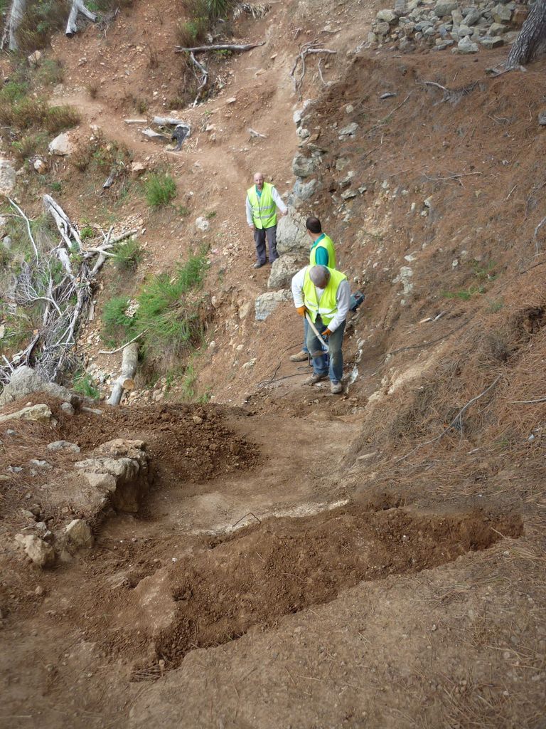 Durante las obras