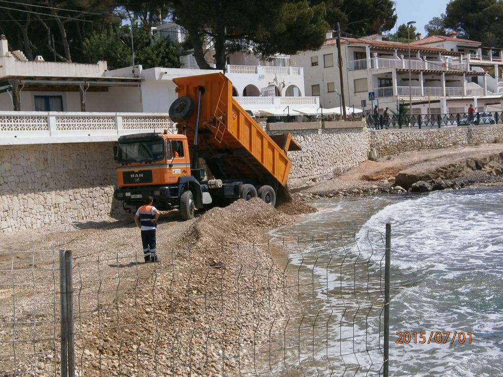 Durante las obras