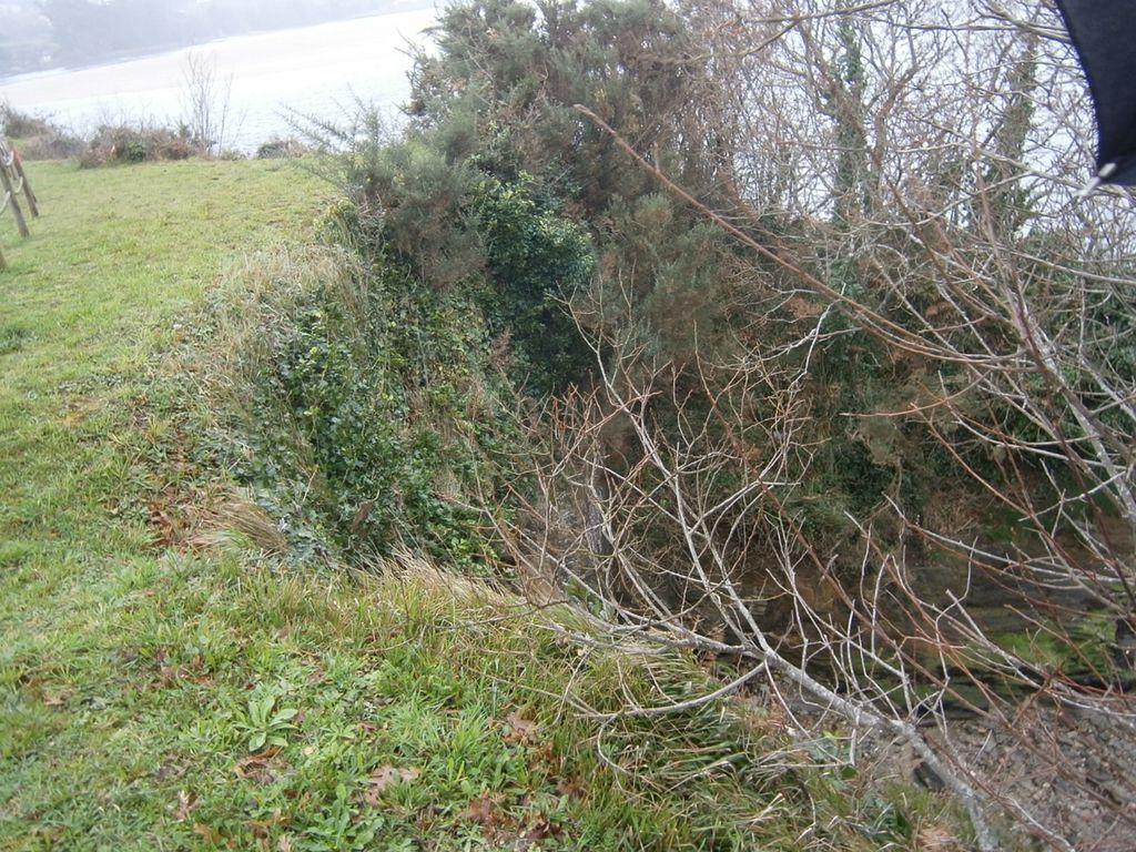 Protección y estabilización de taludes en la senda de Cabana (T.M. de Cabana de Bergantiños). Antes de las obras