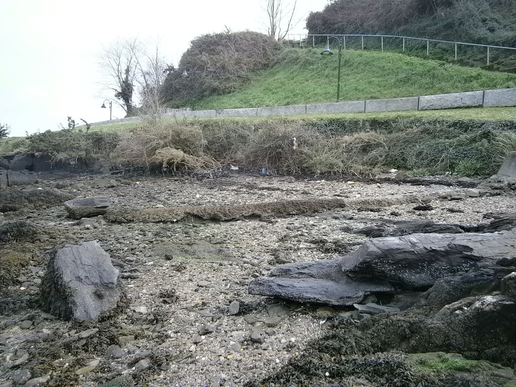 Estabilización de la playa de Bestarruza (T.M.  de Murgados). Antes de las obras