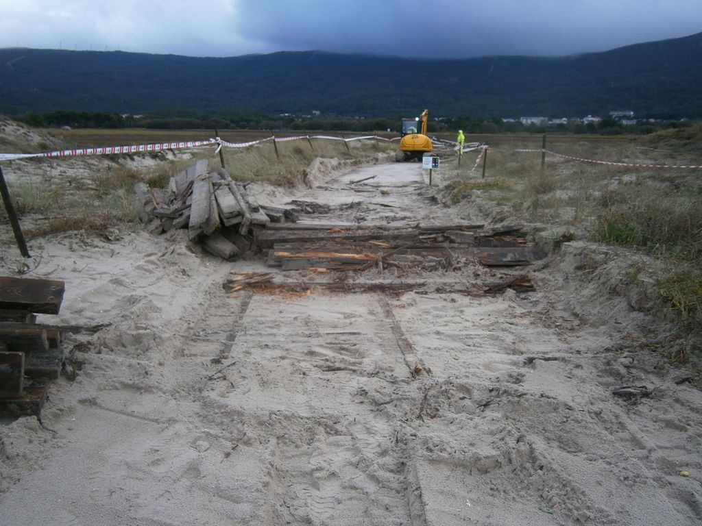 Mantenimiento y conservación V. Carnota. Playa de Carnota - Mejora de accesos (Durante las obras)