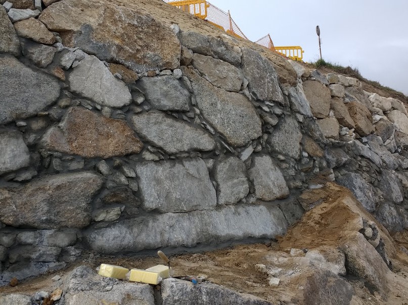 Mantenimiento y conservación V. Carballo. Playa de Razo - Mejora para la protección del DPMT (Después de las obras)