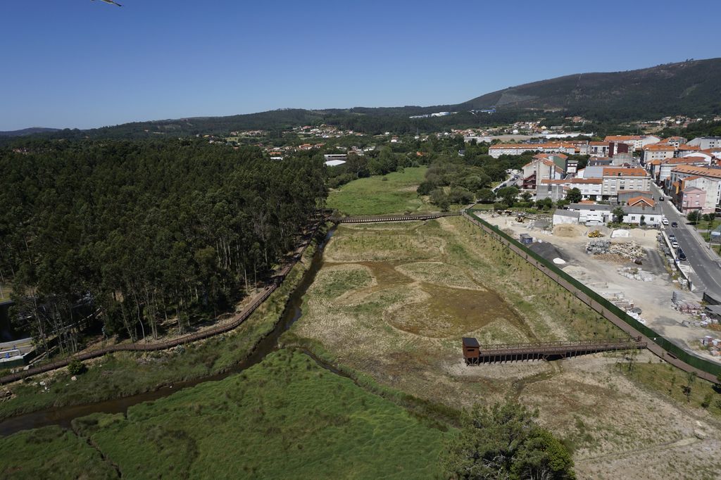 Regeneración ambiental de las marismas de A Xunqueira do Areal, Fase I. Después de las obras