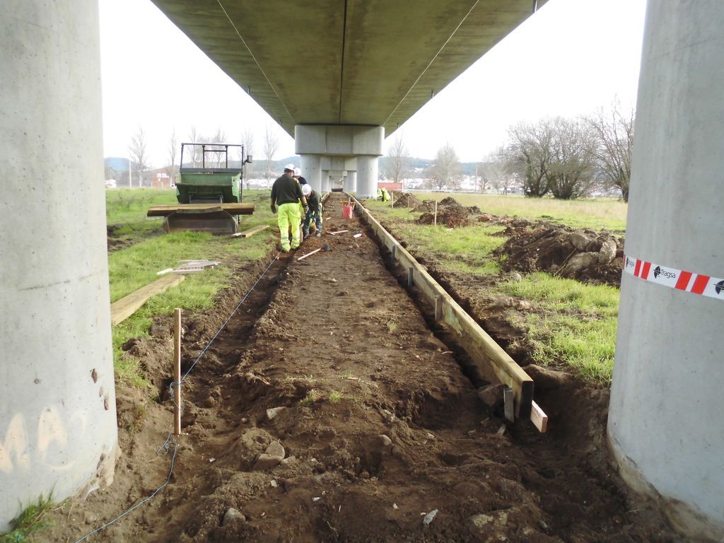 Durante las obras