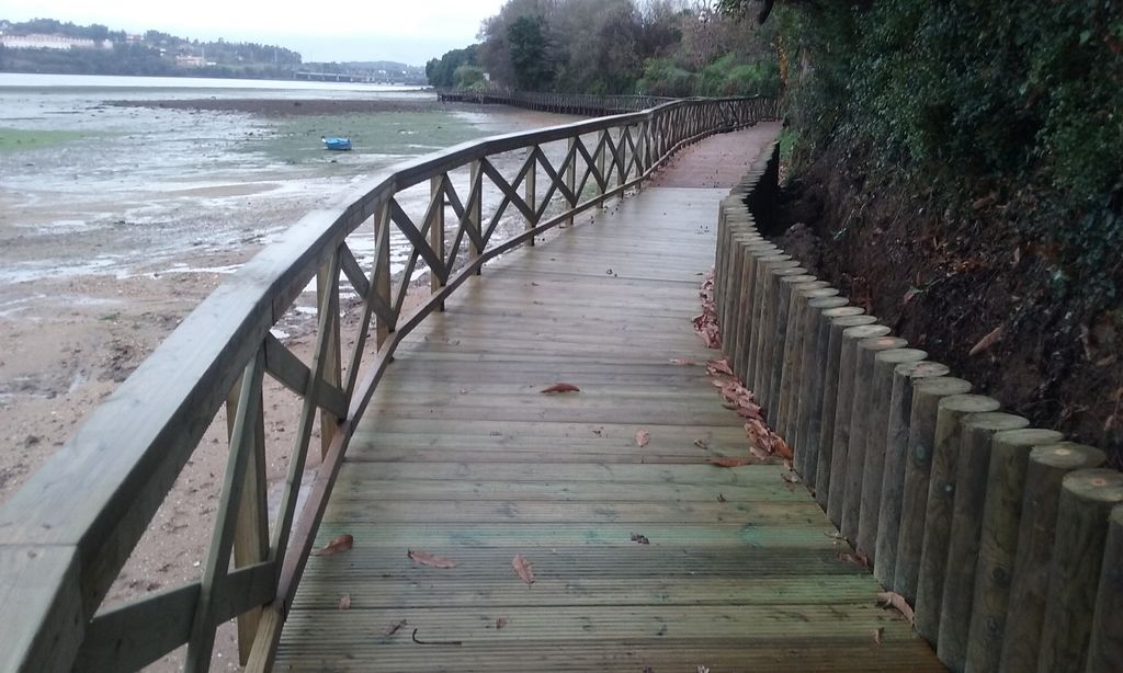 Después de las obras (playa de San Valentín (Fene))