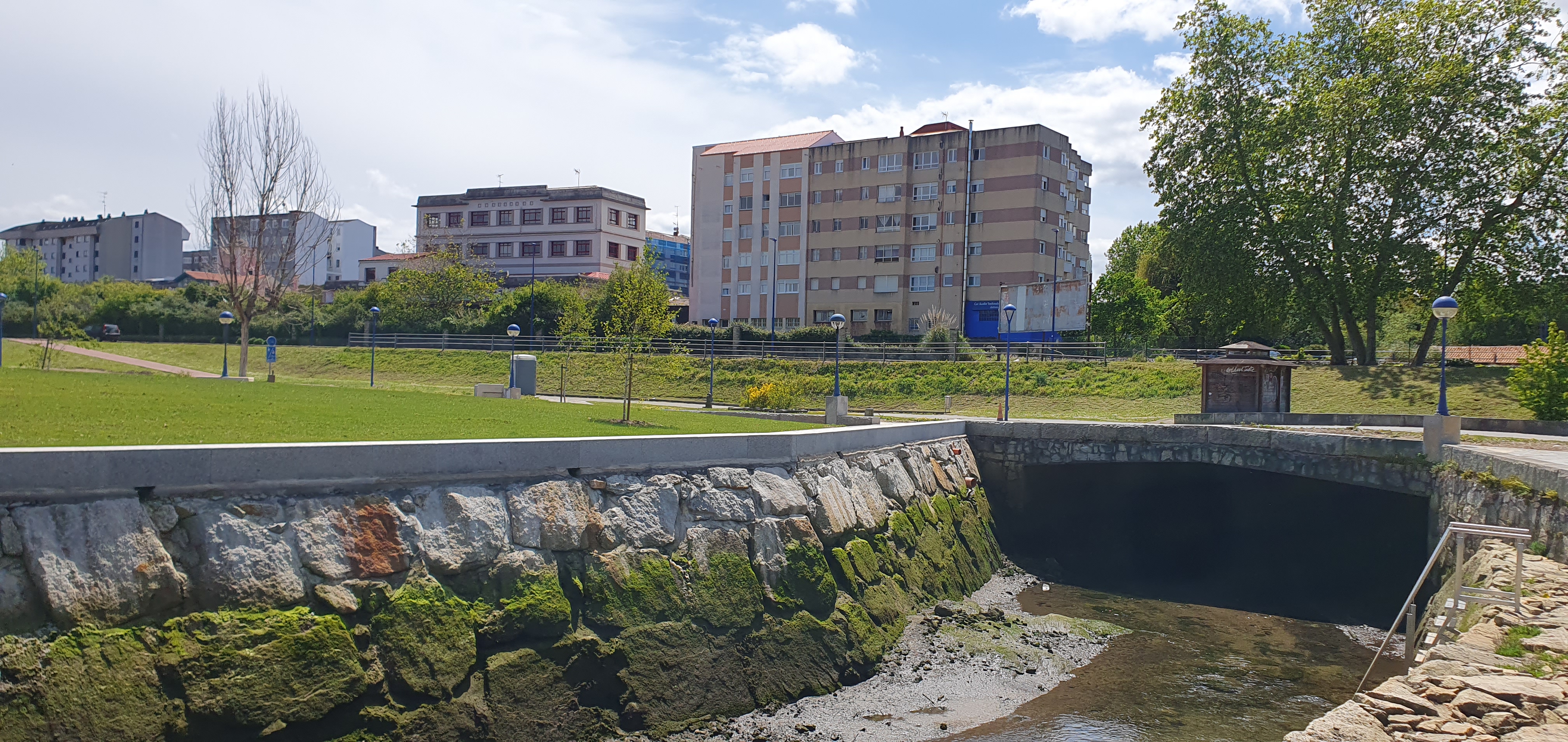 Después de las obras. Desembocadura río Trabe Acea Da Ma