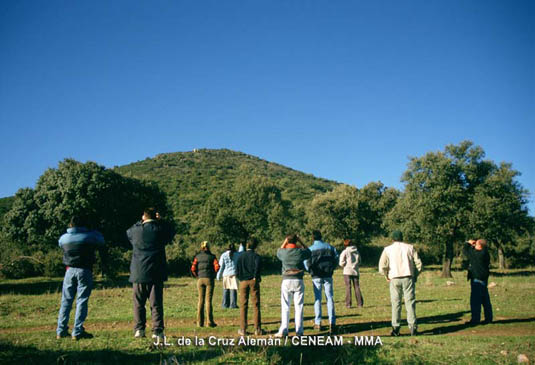 El turismo ornitológico es una de las actividades más solictadas dentro del Parque Nacional.