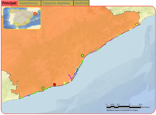 Pinche en las pestañas de la zona superior de la imagen para seleccionar una temática