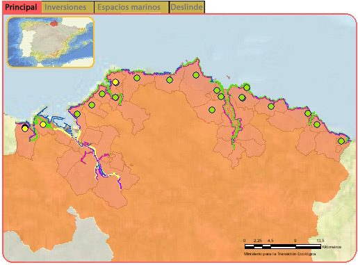 Pinche en las pestañas de la zona superior de la imagen para seleccionar una temática
