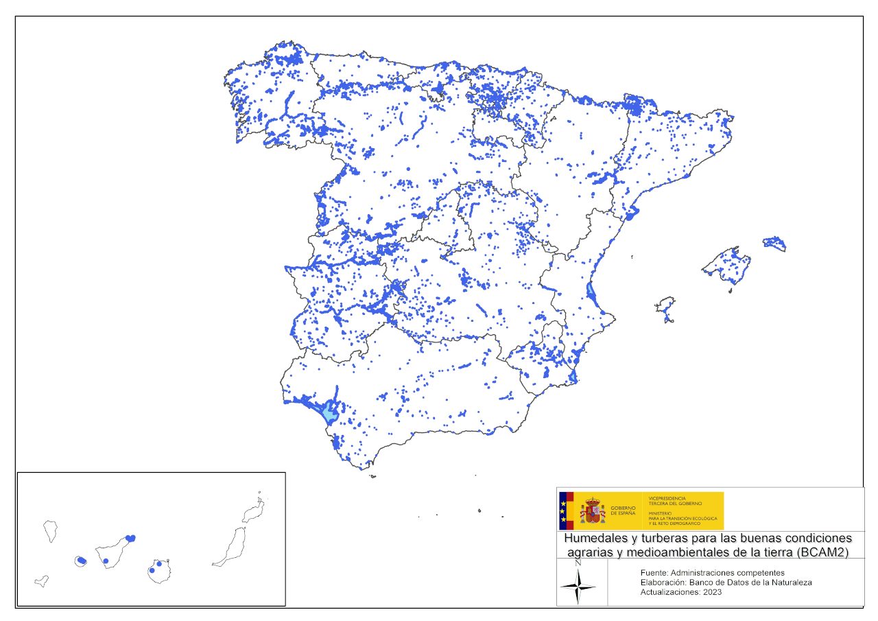 Humedales y turberas para las buenas condiciones agrarias y medioambientales de la tierra (BCAM2)