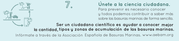 Información sobre el Decálogo Ciudadano contra las basuras marinas