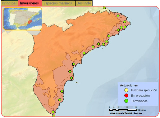 Pinche en las pestañas de la zona superior de la imagen para seleccionar una temática