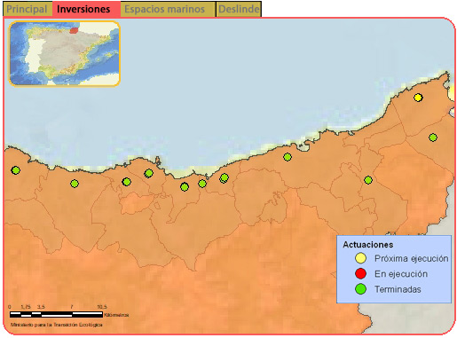 Pinche en las pestañas de la zona superior de la imagen para seleccionar una temática