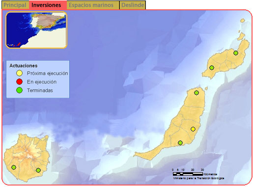 Pinche en las pestañas de la zona superior de la imagen para seleccionar una temática