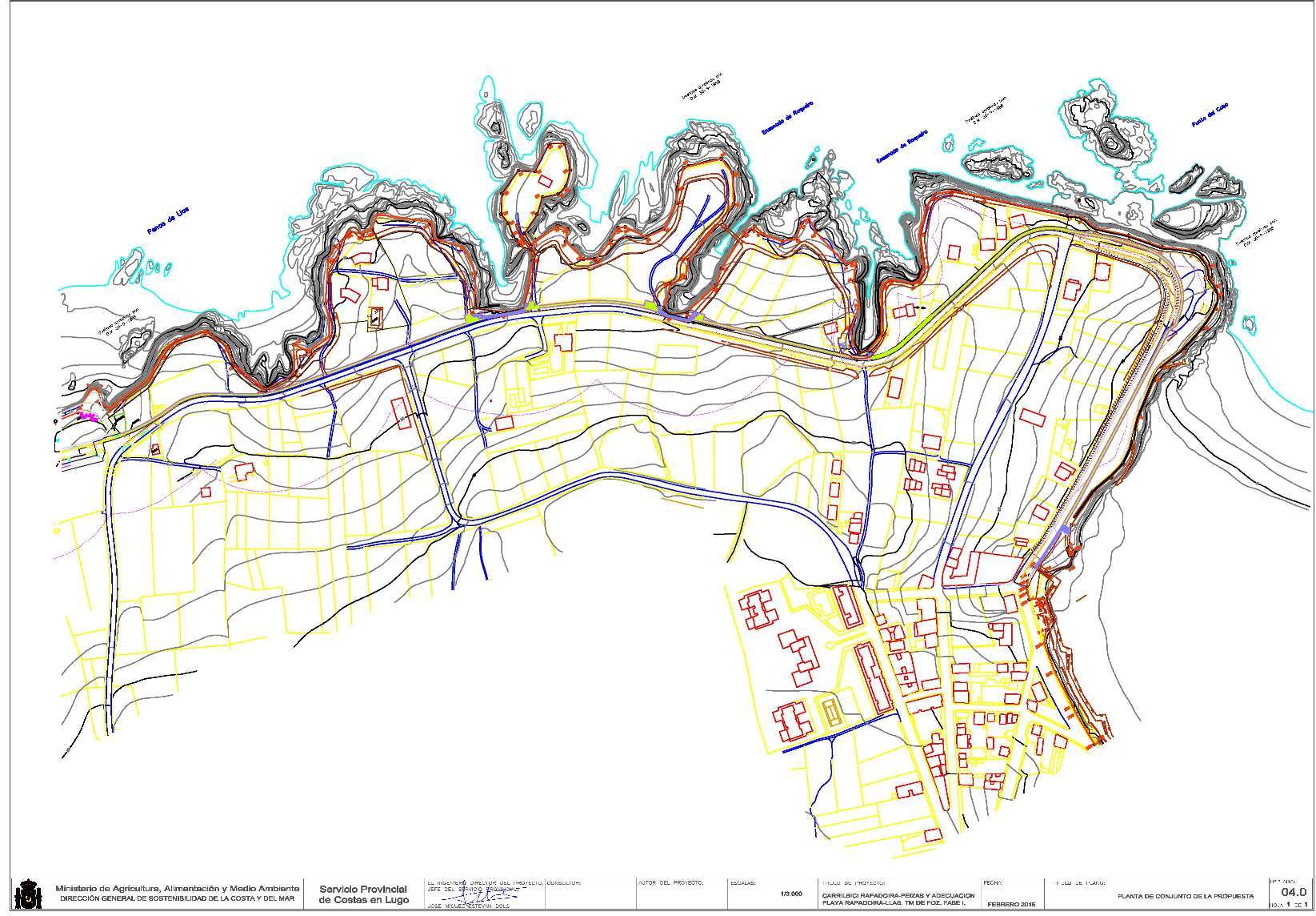 Carril bici entre Rapadoira y Llas