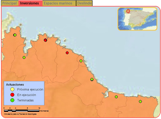 Pinche en las pestañas de la zona superior de la imagen para seleccionar una temática