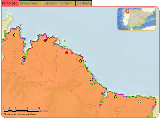 Pinche en las pestañas de la zona superior de la imagen para seleccionar una temática